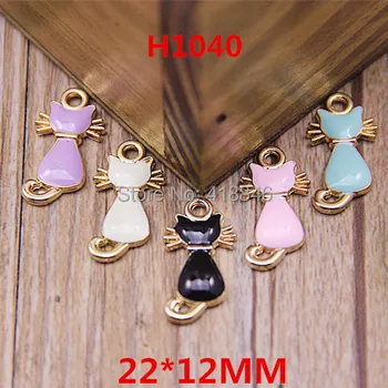 Free shipping mix 50pcs enemal animal cat charms Fashion bracelet diy floating locket metal oil charm Oil drop gold tone plated
Free shipping mix 50pcs enemal animal cat charms Fashion bracelet diy floating locket metal oil charm Oil drop gold tone plated
