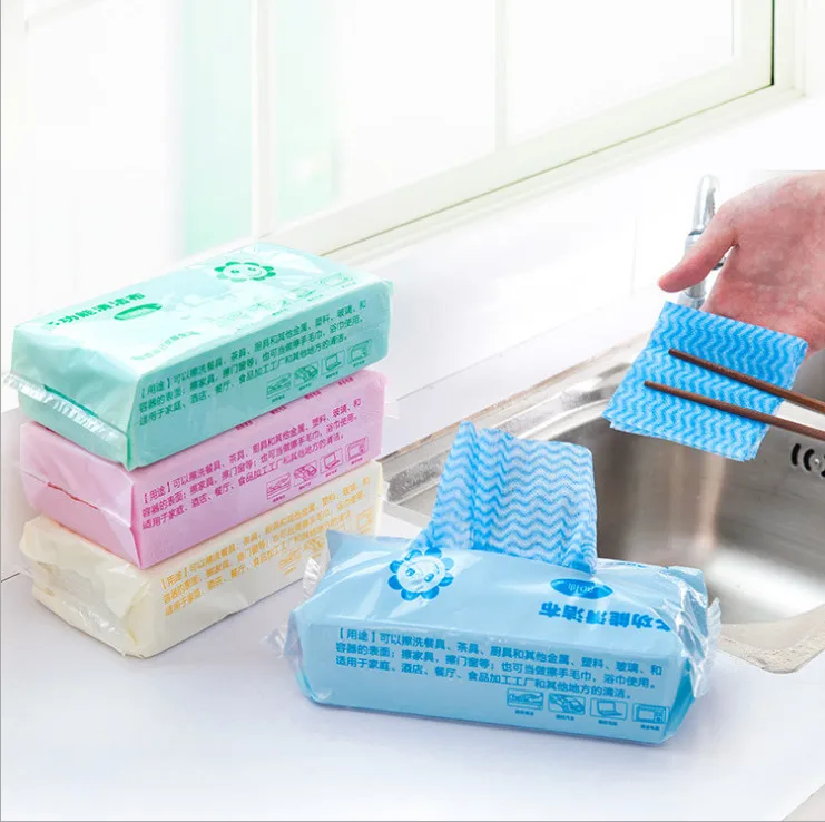 1 set of 80 Environmental Disposable Washing Dish Towel Magic Kitchen Cleaning Cloth Non-stick Oil Wiping Rags Towel Bag
1 set of 80 Environmental Disposable Washing Dish Towel Magic Kitchen Cleaning Cloth Non-stick Oil Wiping Rags Towel Bag