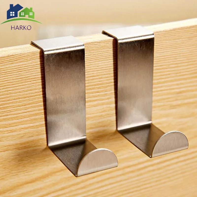 New 2Pcs/Set Stainless Steel Self Home Kitchen Wall Door Holder Robe Hook Hanger Hanging Coat Hooks
New 2Pcs/Set Stainless Steel Self Home Kitchen Wall Door Holder Robe Hook Hanger Hanging Coat Hooks