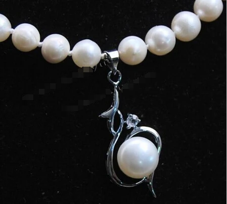 7-8MM White Akoya Cultured Pearl Pendant Necklace^^^@^Noble style Natural Fine jewe FREE SHIPPING
7-8MM White Akoya Cultured Pearl Pendant Necklace^^^@^Noble style Natural Fine jewe FREE SHIPPING
