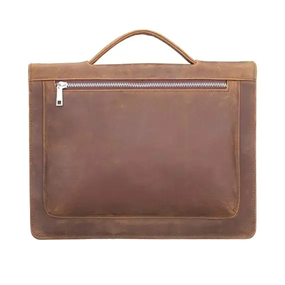 Handmade Vintage Crazy Horse Leather Portfolio Letter Notepad Business Organizer Padfolio with Handle for iPad Pro
Handmade Vintage Crazy Horse Leather Portfolio Letter Notepad Business Organizer Padfolio with Handle for iPad Pro
