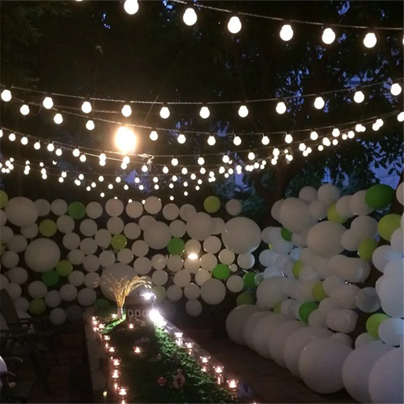 Wedding Christmas LED 5cm Bulb Festoon String Lights Flashing Outdoor Garden Waterproof Lamp Fairy 5M Room Party Garland Decor
Wedding Christmas LED 5cm Bulb Festoon String Lights Flashing Outdoor Garden Waterproof Lamp Fairy 5M Room Party Garland Decor