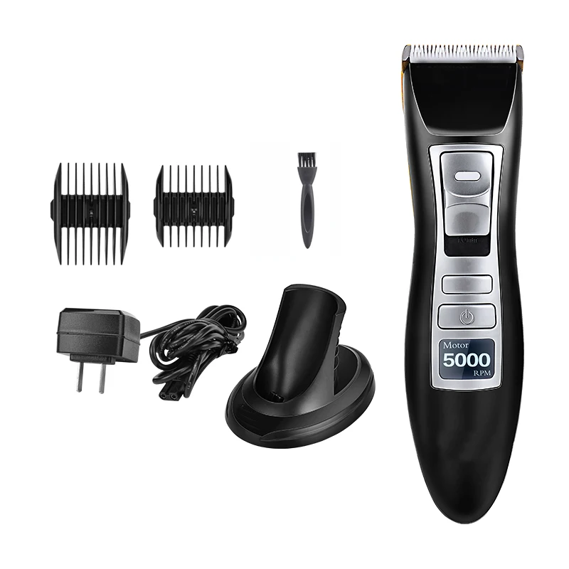 Professional Rechargeable Electric Hair Clipper Titanium Head barber Hair Trimmer for Men Smart LCD Display Hair Cutting Machine
Professional Rechargeable Electric Hair Clipper Titanium Head barber Hair Trimmer for Men Smart LCD Display Hair Cutting Machine