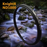 KnightX 52mm 58mm 67mm Neutral density ND 1000 ND1000 filter FOR Canon nikon EOS 1100D 700D 650D D5200 D5300 Digital Camera Lens image