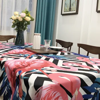 Flamingos Tablecloth Cotton Dinner Table Cloth For Kitchen Decoration Table Cover Elegant Pastoral 
Flamingos Tablecloth Cotton Dinner Table Cloth For Kitchen Decoration Table Cover Elegant Pastoral