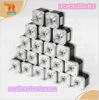 Hot Sell! 20 pcs Nema 17 Wantai 42BYGHM809 4000g.cm,1.7A CE ROHS ISO CNC Router Kit 3D Printer Reprap
Hot Sell! 20 pcs Nema 17 Wantai 42BYGHM809 4000g.cm,1.7A CE ROHS ISO CNC Router Kit 3D Printer Reprap
