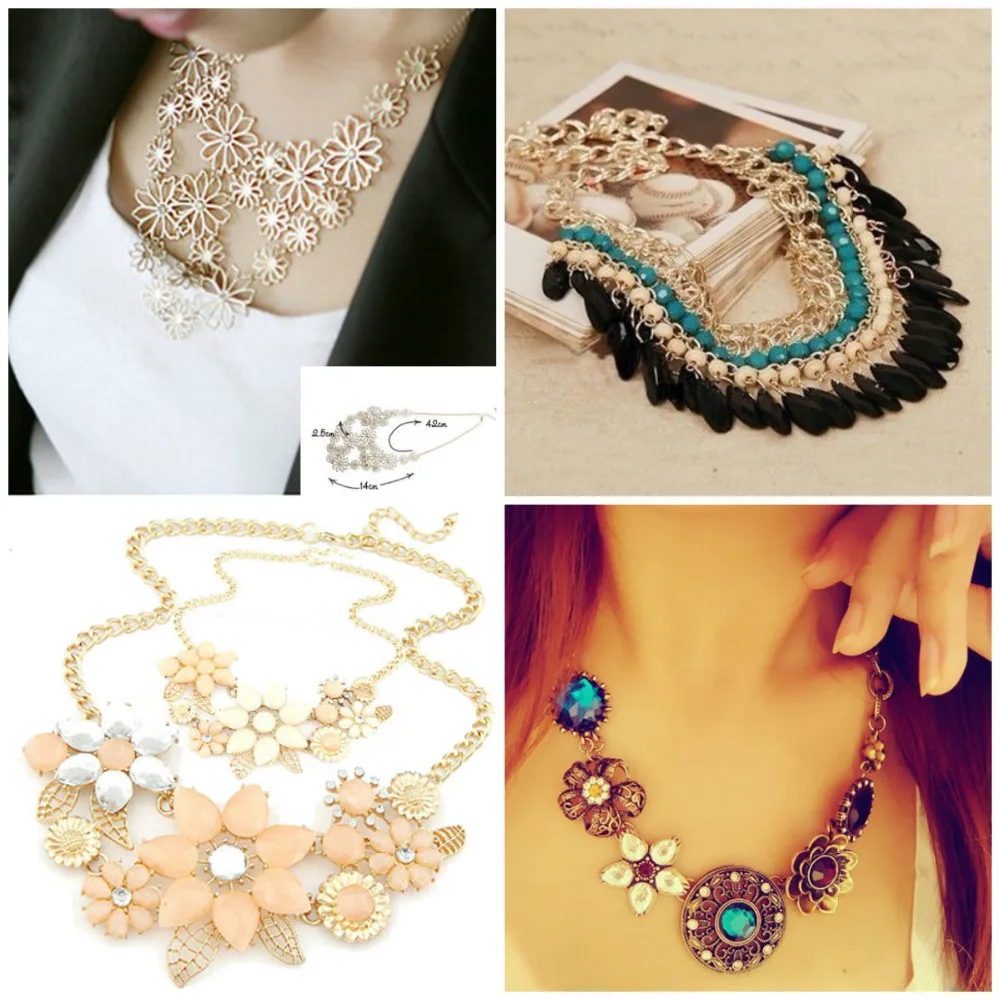 New Hot Multilayer gold hollow flowers choker bib statement necklace for women Free Shipping
New Hot Multilayer gold hollow flowers choker bib statement necklace for women Free Shipping