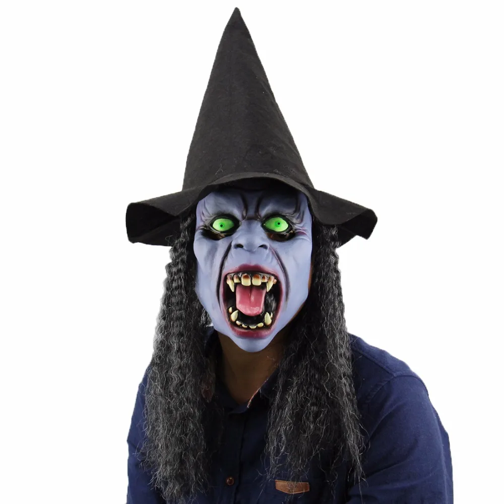 Halloween Mask Horrible Witch Head Latex Mask Head Mask Horror Witch Mask Party Decorations Supplies Creepy Horrible Realistic
Halloween Mask Horrible Witch Head Latex Mask Head Mask Horror Witch Mask Party Decorations Supplies Creepy Horrible Realistic