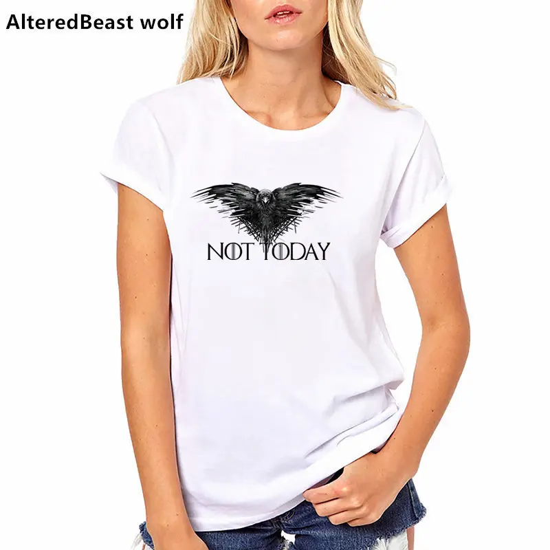 Dracarys T Shirt for Women Not today Game of Thrones T-Shirts Summer Mother of Dragon Harajuku Top Tees Vogue Clothing
Dracarys T Shirt for Women Not today Game of Thrones T-Shirts Summer Mother of Dragon Harajuku Top Tees Vogue Clothing