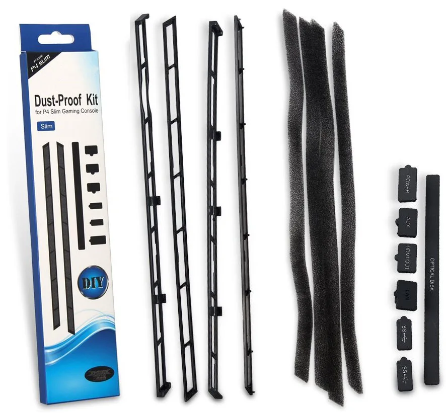 Yoteen for PS4 Slim Dust-Proof Screen Dust Prevention Cover Case for PS4 Slim Gaming Console Mesh Jack Stopper Pack Kits 
Yoteen for PS4 Slim Dust-Proof Screen Dust Prevention Cover Case for PS4 Slim Gaming Console Mesh Jack Stopper Pack Kits