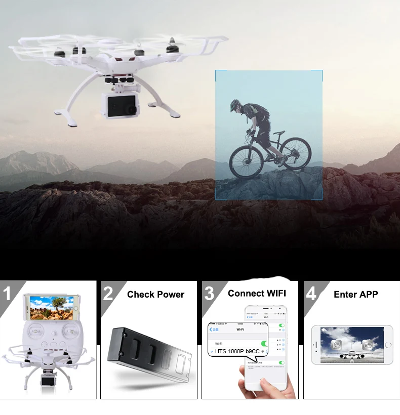 AOSENMA CG035 RC Helicopters WIFI Drone with Camera HD 1080P Quadcopter Gimbal GPS Brushless Motor Follow Me Mode  -13