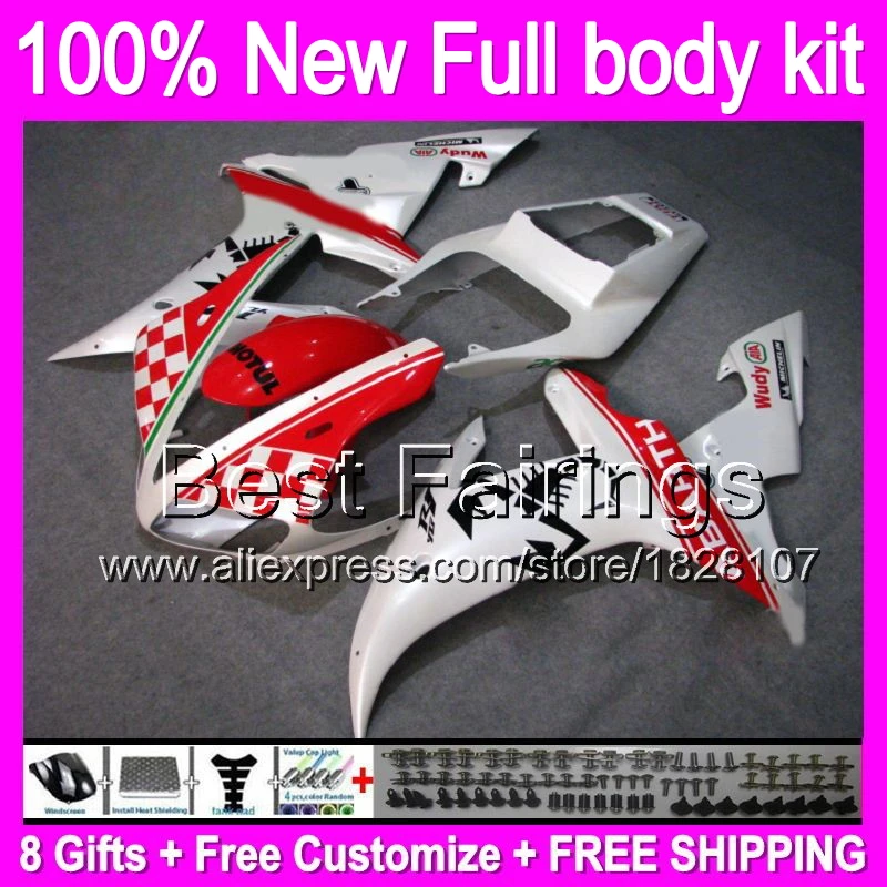 Fairing bodywork For YAMAHA YZFR1 Pearl White 02-03 YZF1000 YZF R1 02 03 14B76 Scorpion Red YZF 1000 YZF-R1 2002 2003 +decal
Fairing bodywork For YAMAHA YZFR1 Pearl White 02-03 YZF1000 YZF R1 02 03 14B76 Scorpion Red YZF 1000 YZF-R1 2002 2003 +decal