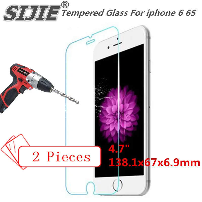 SIJIE Tempered Glass For iphone 6 6S iphone6 iphone6S i6 i6S Screen protective protect front stronger discount cover free gift
SIJIE Tempered Glass For iphone 6 6S iphone6 iphone6S i6 i6S Screen protective protect front stronger discount cover free gift