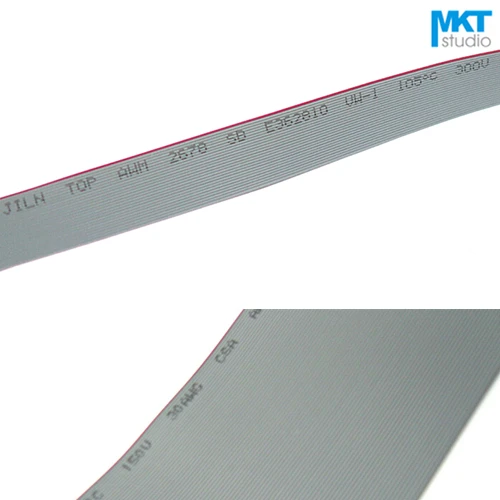 5Meters 0.635mm Pitch Flat Ribbon Cable For 1.27mm FC IDC Shrouded Box Header 24P 26P 28P
5Meters 0.635mm Pitch Flat Ribbon Cable For 1.27mm FC IDC Shrouded Box Header 24P 26P 28P