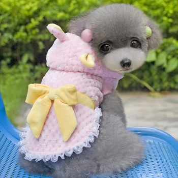 Pet Cotton Dress Cute Fall Winter Jacket Coat Cotton Wear Lovely Princess Coat Dress Printed Dancing Girl Dress Puppy 
Pet Cotton Dress Cute Fall Winter Jacket Coat Cotton Wear Lovely Princess Coat Dress Printed Dancing Girl Dress Puppy