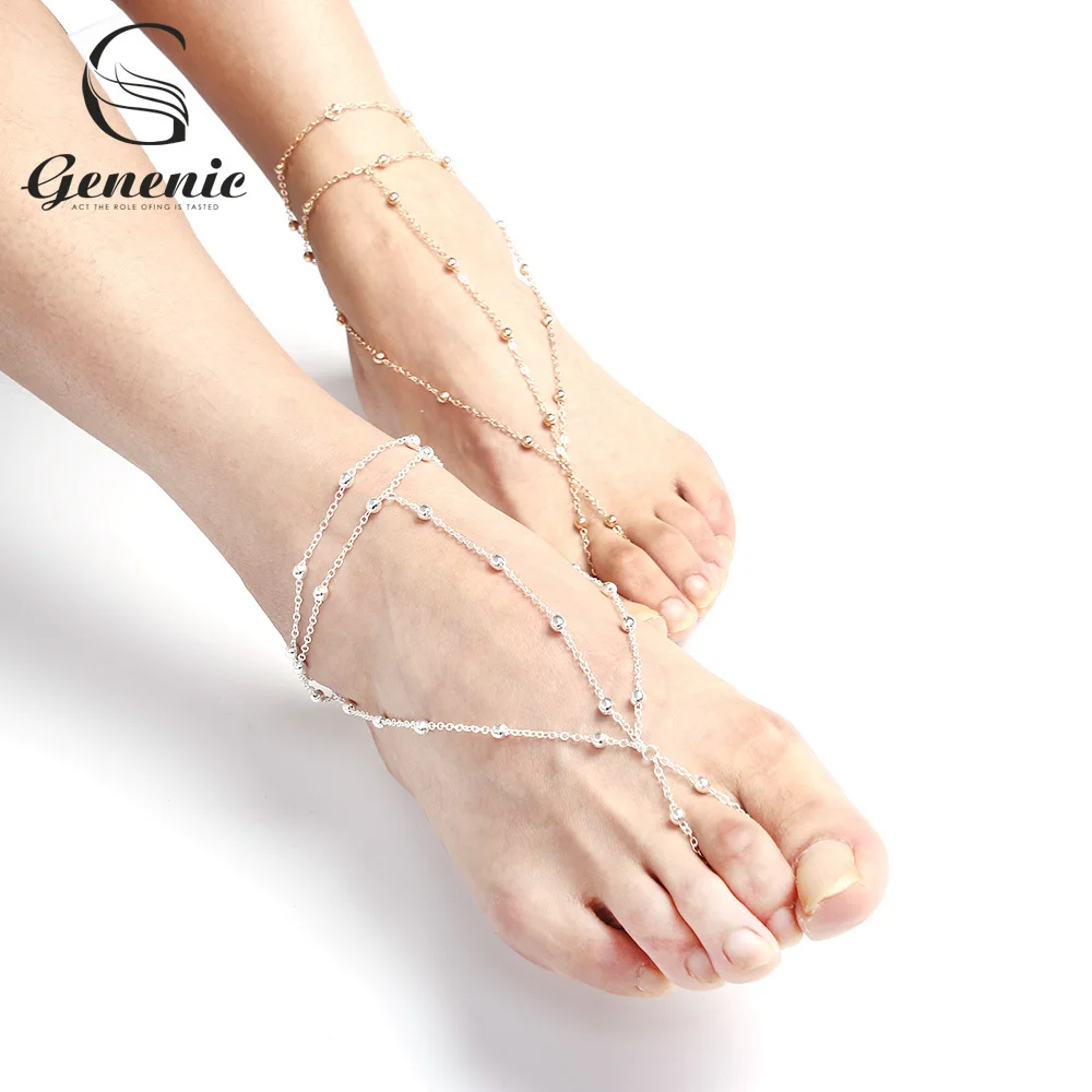 1Pc New Arrive Fashion Women Summer Beach Metal Ball Anklets Barefoot Sandal Foot Chain Jewelry Nice Gift
1Pc New Arrive Fashion Women Summer Beach Metal Ball Anklets Barefoot Sandal Foot Chain Jewelry Nice Gift
