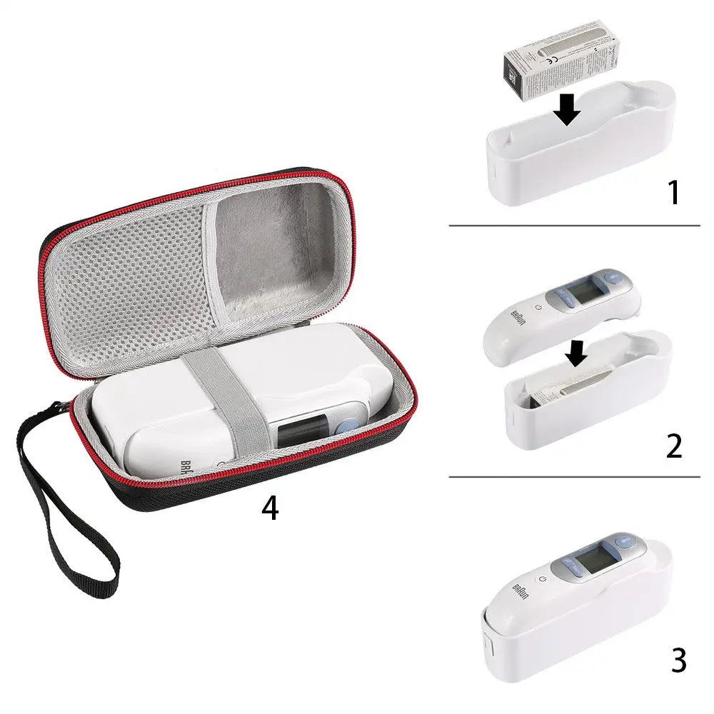 For Braun ThermoScan 7 IRT6520 Ear Thermometer EVA Protective Storage Hard Case
For Braun ThermoScan 7 IRT6520 Ear Thermometer EVA Protective Storage Hard Case