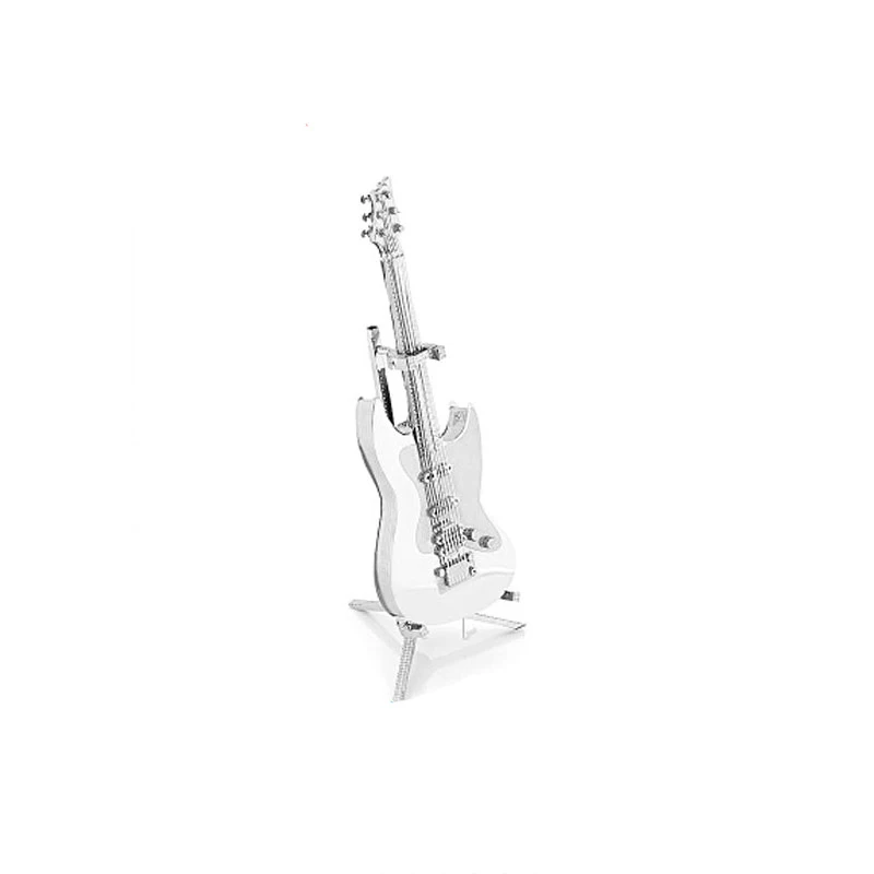 Musical instrument 3D metal puzzle kit electric guitar diy puzzle toy laser cutting children's toys adult puzzle collecting gif
Musical instrument 3D metal puzzle kit electric guitar diy puzzle toy laser cutting children's toys adult puzzle collecting gif