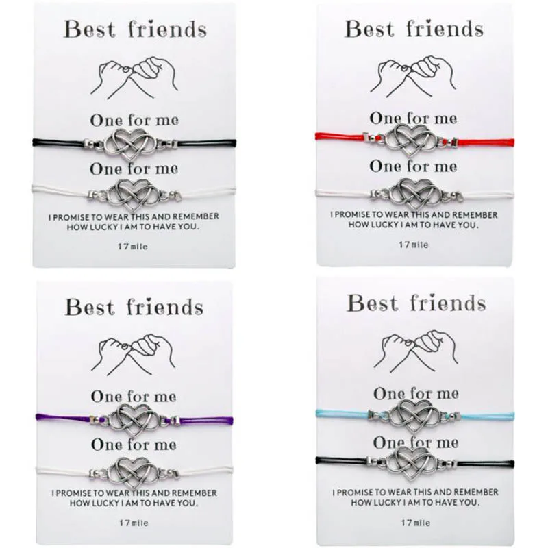 Summer 2pcs/set Bohemian Couples Bracelets Set For Women Men Infinite Wing Knot Contrast Bracelet Best Friend Wish Jewelry
Summer 2pcs/set Bohemian Couples Bracelets Set For Women Men Infinite Wing Knot Contrast Bracelet Best Friend Wish Jewelry