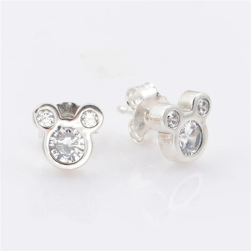 Earrings For Women Brincos Sterling-Silver-Jewelry Sparkling Mickey Stud Earrings Silver 925 Brinco Para as Mulheres Oorbellen
Earrings For Women Brincos Sterling-Silver-Jewelry Sparkling Mickey Stud Earrings Silver 925 Brinco Para as Mulheres Oorbellen