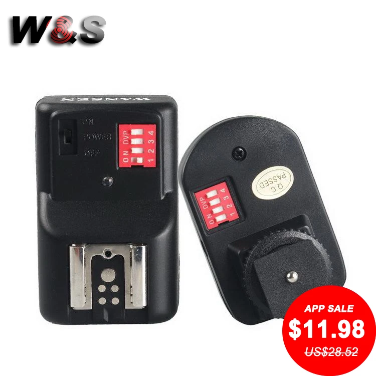 WANSEN PT-16GY 16 Channels Wireless Remote Speedlite Flaash Light Trigger + Receiver For Canon Nikon Pentax Olympus
WANSEN PT-16GY 16 Channels Wireless Remote Speedlite Flaash Light Trigger + Receiver For Canon Nikon Pentax Olympus