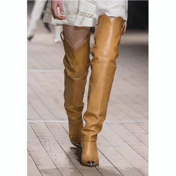 Fashion Spiked Yellow Over The Knee Boots Femme Brand Design Runway High Heels Catwalk Shoes Women White Slouch Thigh High Boots
Fashion Spiked Yellow Over The Knee Boots Femme Brand Design Runway High Heels Catwalk Shoes Women White Slouch Thigh High Boots