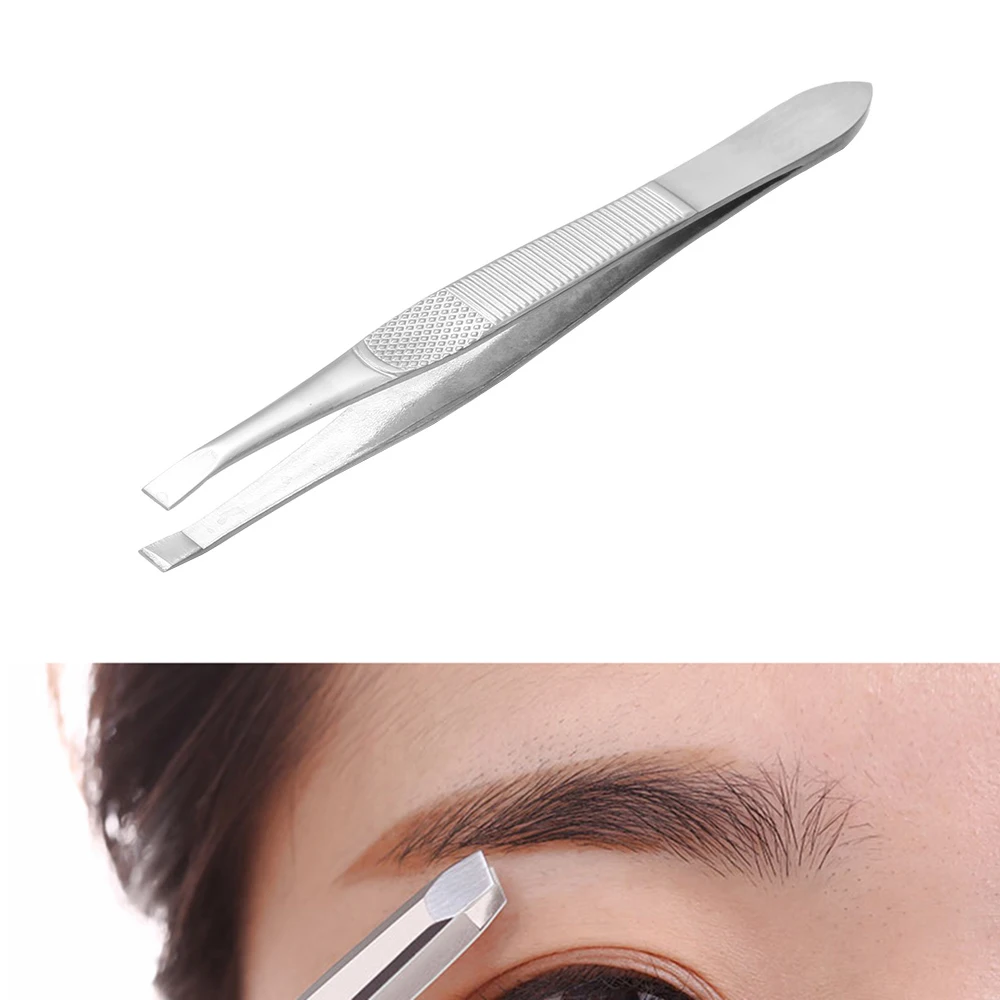 1Pcs Flat Tip Women Eyebrow Face Nose Hair Clip Tweezer Remover Stainless Steel Tweezers Shape Tool Eyebrow Tweezers 8cm
1Pcs Flat Tip Women Eyebrow Face Nose Hair Clip Tweezer Remover Stainless Steel Tweezers Shape Tool Eyebrow Tweezers 8cm