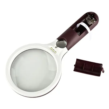 for Reading Optical Instruments Magnifiers 3X Zoom Lens Magnifying Glass Magnifier with LED Lights
for Reading Optical Instruments Magnifiers 3X Zoom Lens Magnifying Glass Magnifier with LED Lights