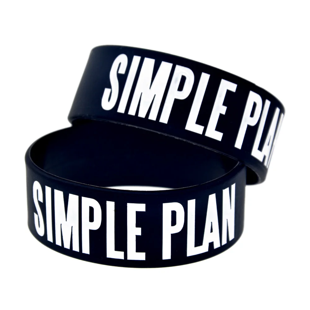 OneBandaHouse 1PC 1 Inch Wide Bracelet Pop Punk Band Simple Plan Silicone Wristband
OneBandaHouse 1PC 1 Inch Wide Bracelet Pop Punk Band Simple Plan Silicone Wristband