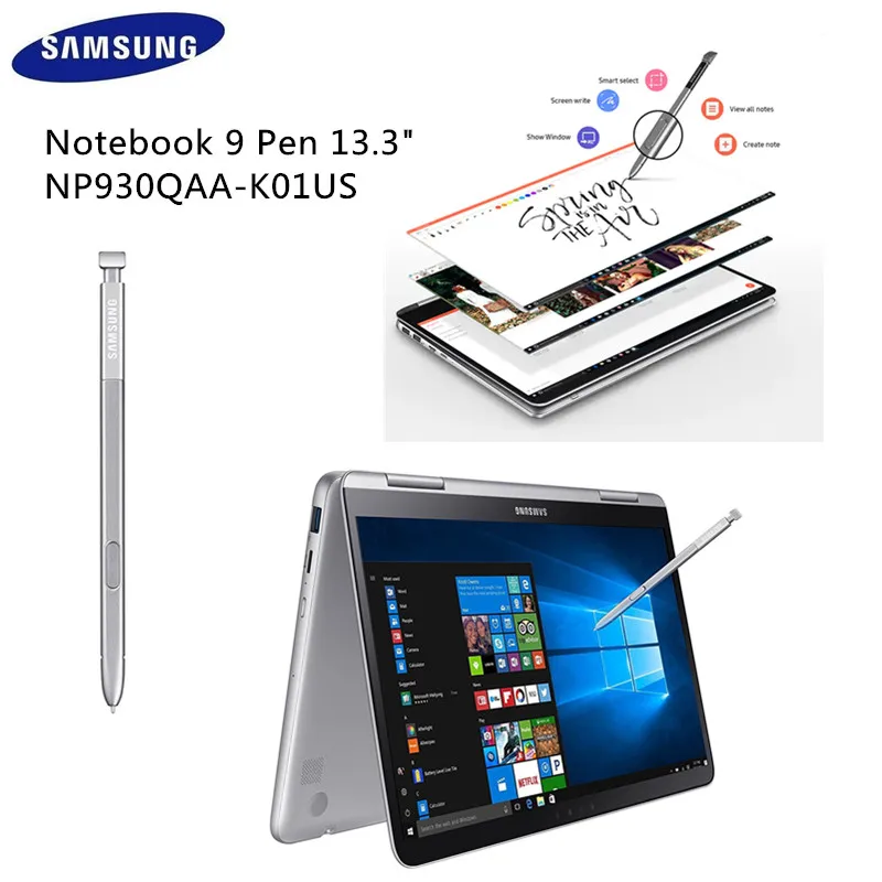 Original Samsung Stylus for Notebook 9 13.3' Touch Pen Replaceme S pen With button Black Silver NP930QAA-K01US
Original Samsung Stylus for Notebook 9 13.3' Touch Pen Replaceme S pen With button Black Silver NP930QAA-K01US