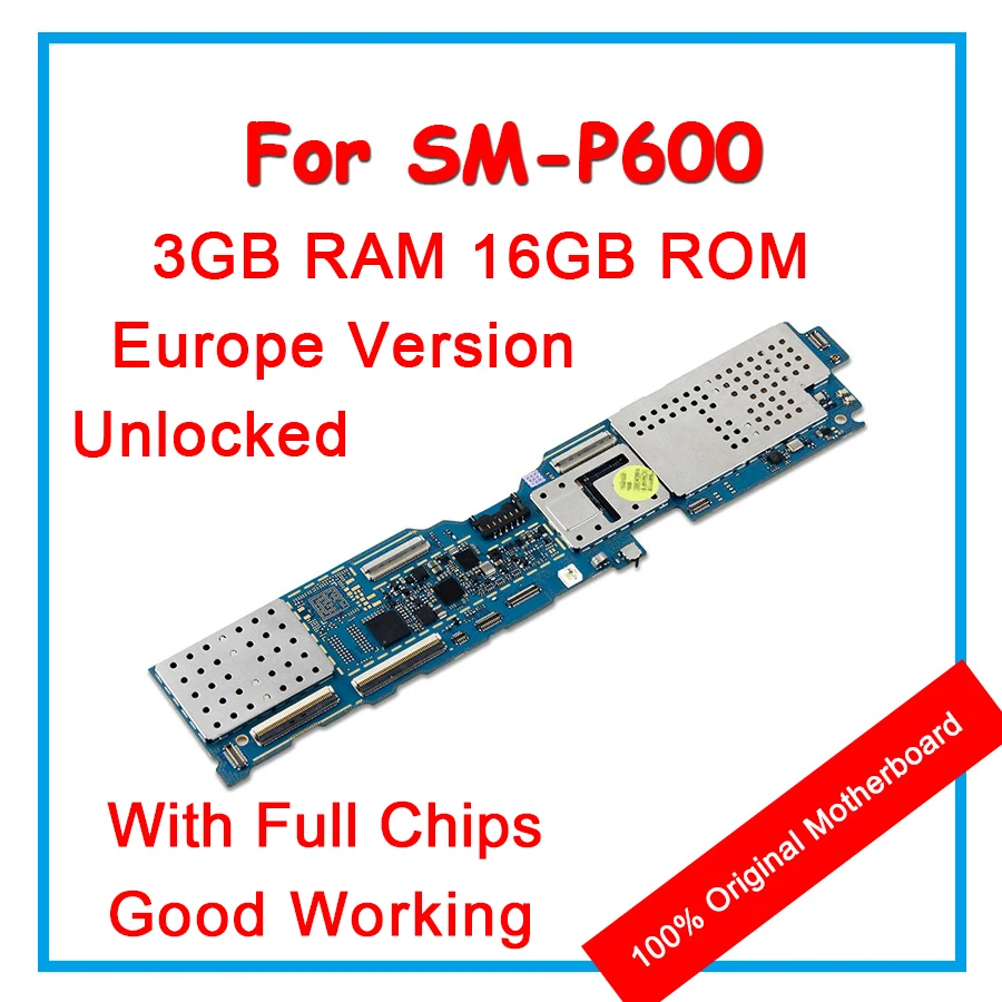100% Original Motherboard For Samsung Galaxy Note 10.1 Edition P600 Unlocked Mainboard Android OS Logic Board With Chips Replace
100% Original Motherboard For Samsung Galaxy Note 10.1 Edition P600 Unlocked Mainboard Android OS Logic Board With Chips Replace