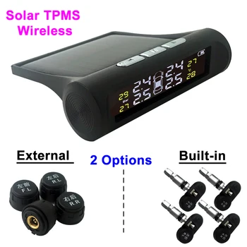 Solar Power Wireless TPMS Car Tire Pressure Monitoring System LCD Display Car Tire Pressure Alarm with Temperature Warning
Solar Power Wireless TPMS Car Tire Pressure Monitoring System LCD Display Car Tire Pressure Alarm with Temperature Warning
