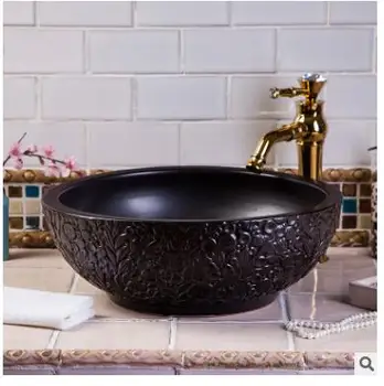 Jingdezhen Ceramic Art Sculpture Round Table Basin JS-13064 
Jingdezhen Ceramic Art Sculpture Round Table Basin JS-13064