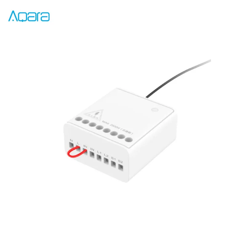 New Original Xiaomi Mijia Aqara Two-way control module Wireless Relay Controller 2 channels Work For Mijia APP and Home kit
New Original Xiaomi Mijia Aqara Two-way control module Wireless Relay Controller 2 channels Work For Mijia APP and Home kit