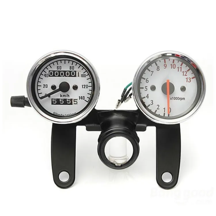 WINTUWAY Odometer Universal Motorcycle Mechanical Speedometer DC 12V Dual Instrument Electronics Tachometer Guage
WINTUWAY Odometer Universal Motorcycle Mechanical Speedometer DC 12V Dual Instrument Electronics Tachometer Guage