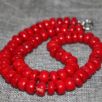 Natural red coral abacus beads chain choker necklace for women wedding high quality gifts new fashion jewelry 20inch B2916
Natural red coral abacus beads chain choker necklace for women wedding high quality gifts new fashion jewelry 20inch B2916