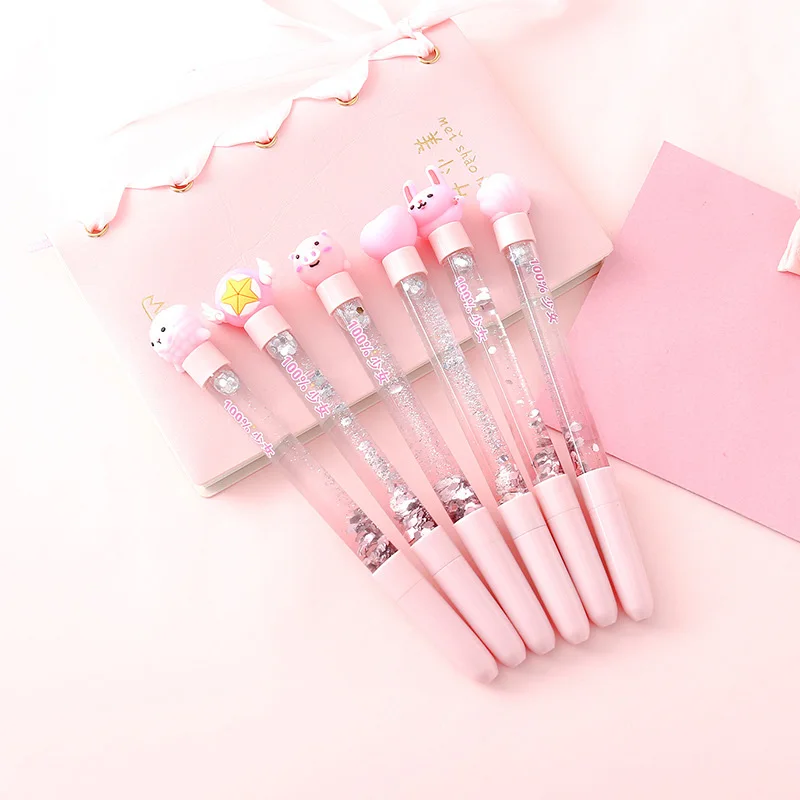 1PC Kawaii Sequin Gel Pens Cute Quicksand Pens Pig Neutral Pens For Kids Gift School Office Supplies Stationery
1PC Kawaii Sequin Gel Pens Cute Quicksand Pens Pig Neutral Pens For Kids Gift School Office Supplies Stationery