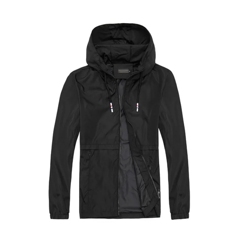 Casual men hooded jacket Spring autumn Solid color thin Sun protection coat fashion mens loose zipper outerwear Brand Sportswear
Casual men hooded jacket Spring autumn Solid color thin Sun protection coat fashion mens loose zipper outerwear Brand Sportswear