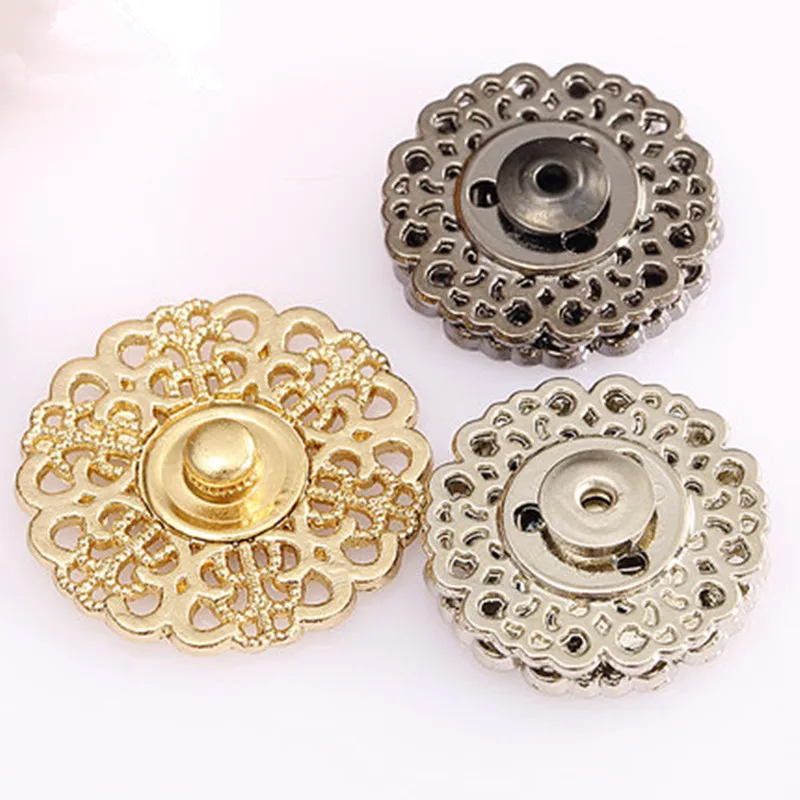 5 Pairs Metal Snap Button 15mm 18mm 21mm Clasp Buttons For Cardigan Invisible Coat Button Fashion Suit Buckle Black Gold Silver
5 Pairs Metal Snap Button 15mm 18mm 21mm Clasp Buttons For Cardigan Invisible Coat Button Fashion Suit Buckle Black Gold Silver