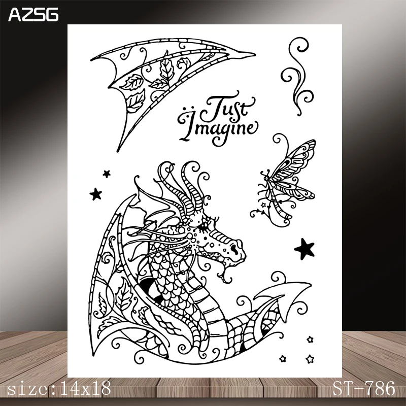 AZSG Sea Dragon Clear Stamps/Stamp/For Scrapooking/Card Making/Silicone Stamps/Decoration Crafts
AZSG Sea Dragon Clear Stamps/Stamp/For Scrapooking/Card Making/Silicone Stamps/Decoration Crafts