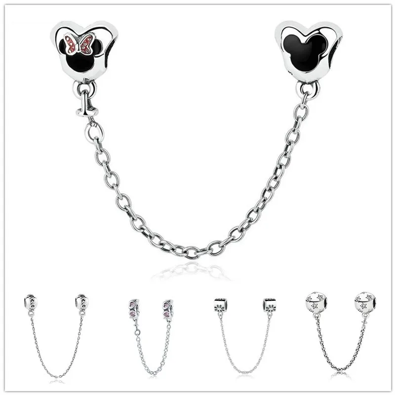 Mickey 925 Sterling Silver original Safety Chain For Pan Series DIY Bracelet & Bangle Making Jewelry For Women Christmas Gift
Mickey 925 Sterling Silver original Safety Chain For Pan Series DIY Bracelet & Bangle Making Jewelry For Women Christmas Gift