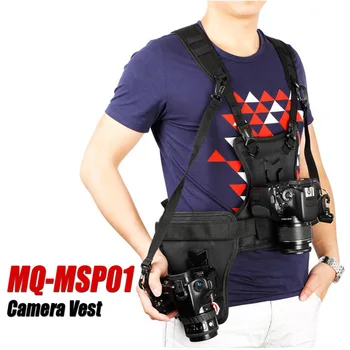 Micnova MQ-MSP01 Camera Vest DSLR Carrying Chest Multifunctional Quick Dual Side Holster Strap for Canon Nikon Sony Camera
Micnova MQ-MSP01 Camera Vest DSLR Carrying Chest Multifunctional Quick Dual Side Holster Strap for Canon Nikon Sony Camera