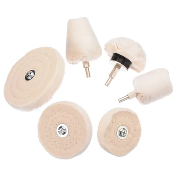 Hot Sale 6Pcs Polishing Wheel Cotton Polishing Wheel Attachment Polishing Buffing Tool Kit Polishing Buffer
Hot Sale 6Pcs Polishing Wheel Cotton Polishing Wheel Attachment Polishing Buffing Tool Kit Polishing Buffer