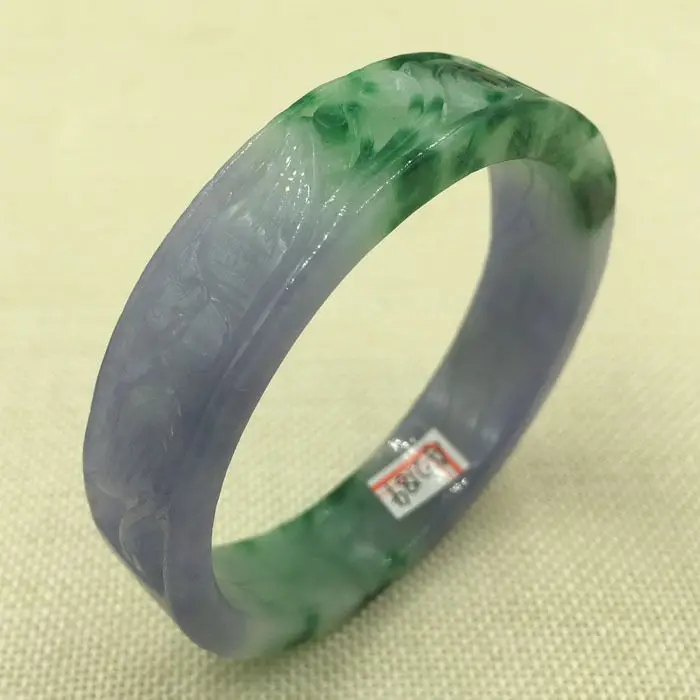 2184 Chinese Hand-carved Lavende Purple Green Jadeite Jade Bangle Bracelet 65mm 28% 10.13
2184 Chinese Hand-carved Lavende Purple Green Jadeite Jade Bangle Bracelet 65mm 28% 10.13