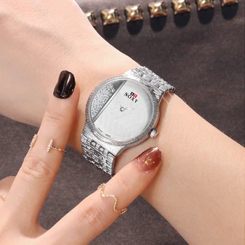 SOXY Brand Women's Watch Fashion Luxury Diamond Sliver Watch For Women Stainless Steel Quartz Women Wristwatch reloj mujer 2019
SOXY Brand Women's Watch Fashion Luxury Diamond Sliver Watch For Women Stainless Steel Quartz Women Wristwatch reloj mujer 2019
