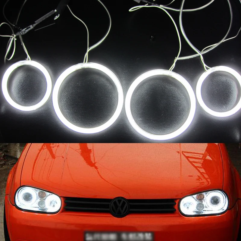 CCFL Angel Eyes Halo Rings Headlight For Volkswagen VW Golf4 IV MK4 1998-2005 with 4 ccfl rings and 2 inverters
CCFL Angel Eyes Halo Rings Headlight For Volkswagen VW Golf4 IV MK4 1998-2005 with 4 ccfl rings and 2 inverters