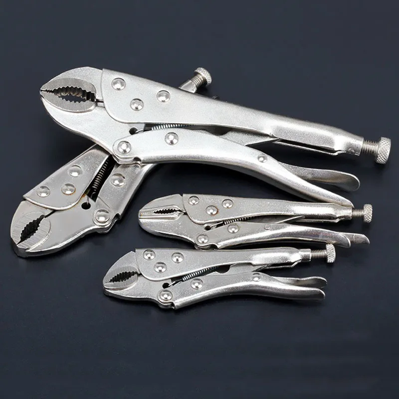 

Free Shipping!Locking Pliers Gourd Mouth Straight Jaw Lock Mole Plier High Carbon Steel Wear Resistant Vise Grip Clam Hand Tools