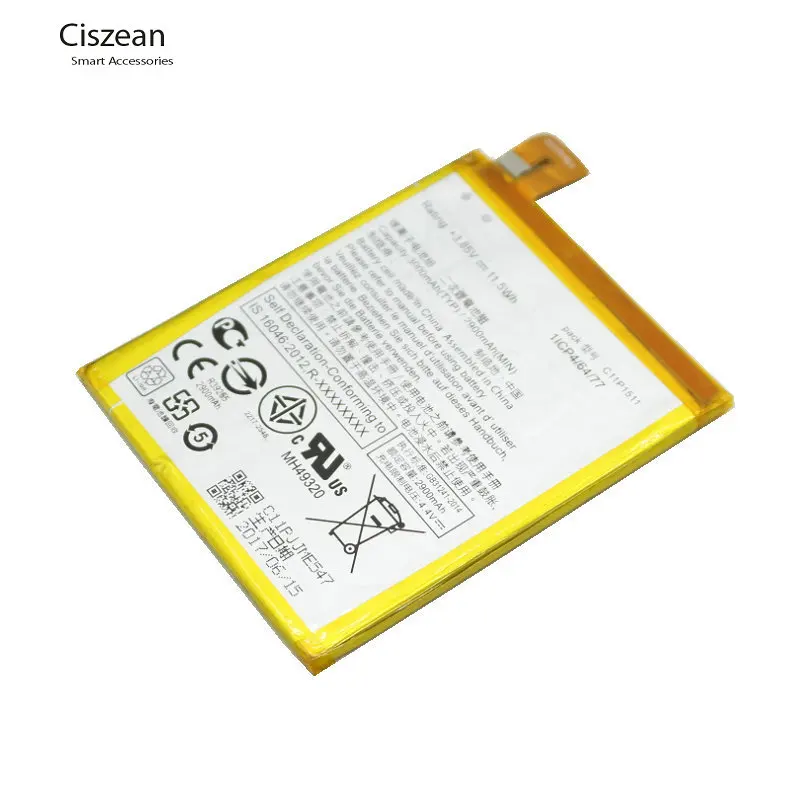 Ciszean High Quality 3000mAh C11P1511 / 11.5Wh Replacement Battery for Asus ZenFone 3 ZenFone3 Ze552kl Z012da/e
Ciszean High Quality 3000mAh C11P1511 / 11.5Wh Replacement Battery for Asus ZenFone 3 ZenFone3 Ze552kl Z012da/e