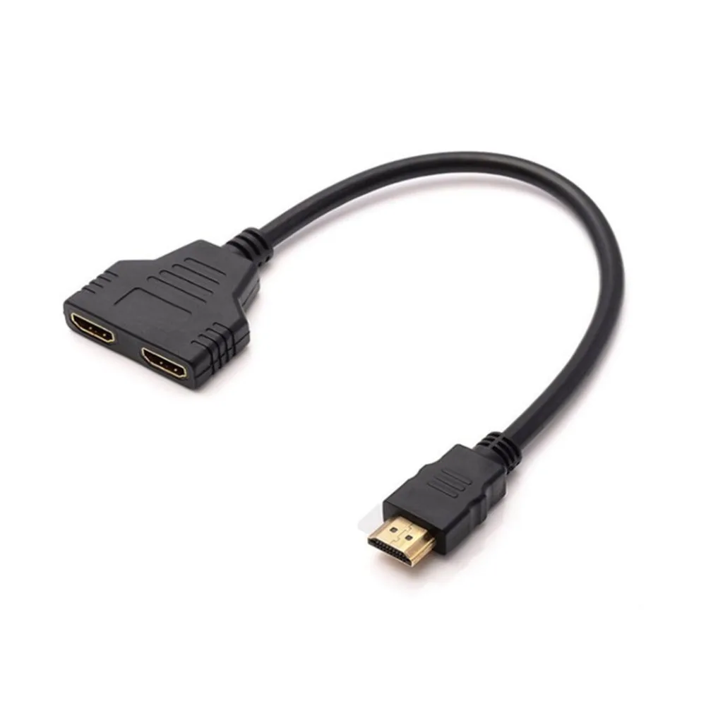 HDMI Cable Gold Plated Male To 2 Female HDMI Cable Professional 3D Audio Video Cables Television Accessories
HDMI Cable Gold Plated Male To 2 Female HDMI Cable Professional 3D Audio Video Cables Television Accessories