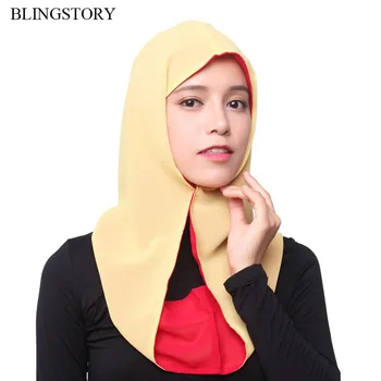 BLINGSTORY Middle East Lady Turban Hoofddoeken Voor Moslims Two Side Wearable Scarf Arabi Muslim Hijab Dropship KKD107
BLINGSTORY Middle East Lady Turban Hoofddoeken Voor Moslims Two Side Wearable Scarf Arabi Muslim Hijab Dropship KKD107